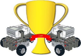 Robotics competition trophy